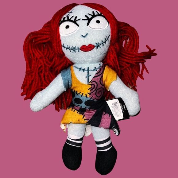 NWT Disney The Nightmare Before Christmas Sally Plush Red Yarn Hair Doll 9" - Picture 5 of 5